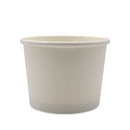 Food Container Medd Max 8 oz. Paper White Disposable (Case of 500)