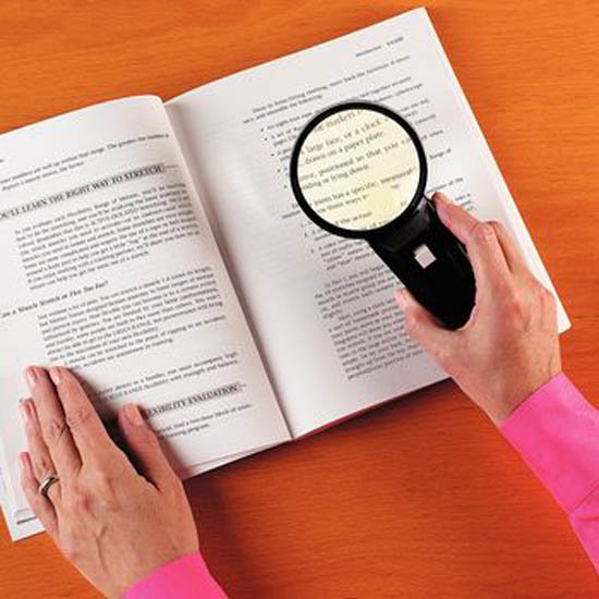 Handheld Magnifier with Light 