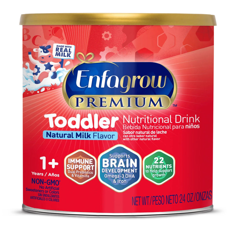 Pediatric Oral Supplement Enfagrow Premium Toddler Unflavored 24 oz. Can Powder (Case of 4)