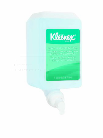 WASH HAIR/BODY FOAM1000ML LT BLU 6/CS