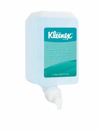 WASH HAIR/BODY FOAM1000ML LT BLU 6/CS