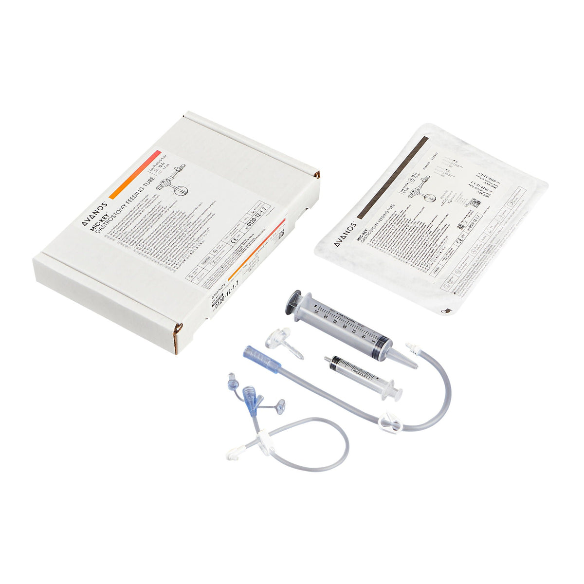 Low Profile Gastrostomy Tube Kit MIC-Key 12 Fr. 1.7 cm Tube Silicone Sterile (Each)