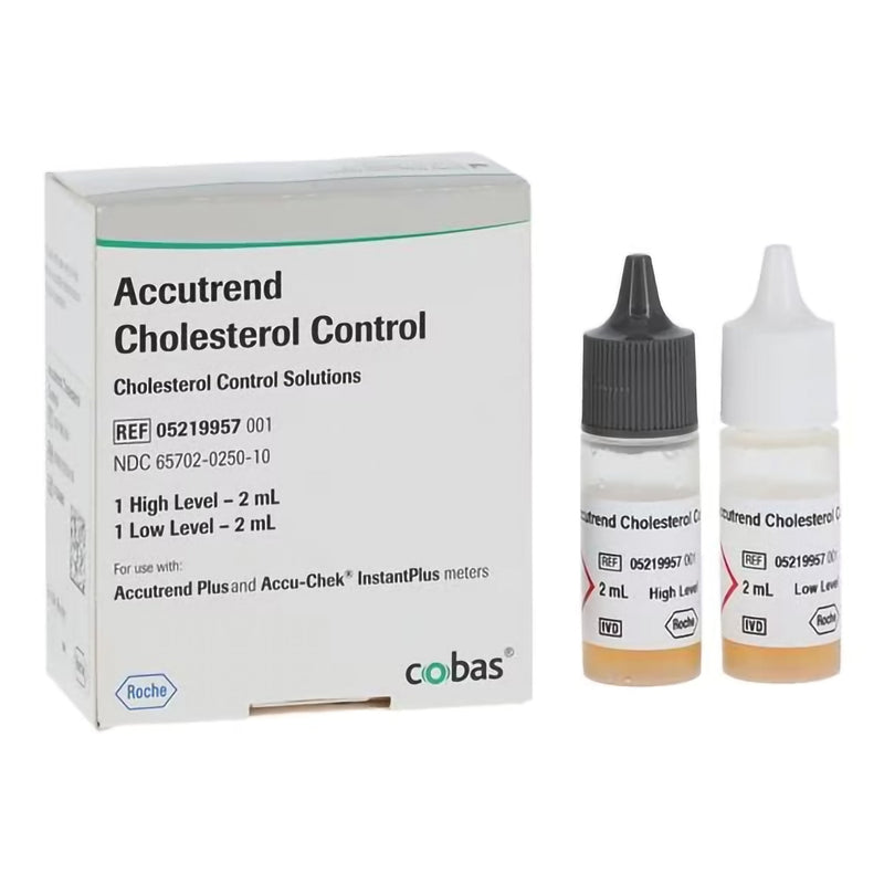 Cardiac / Lipids / General Chemistry Control Set Accutrend Cholesterol 2 Levels 