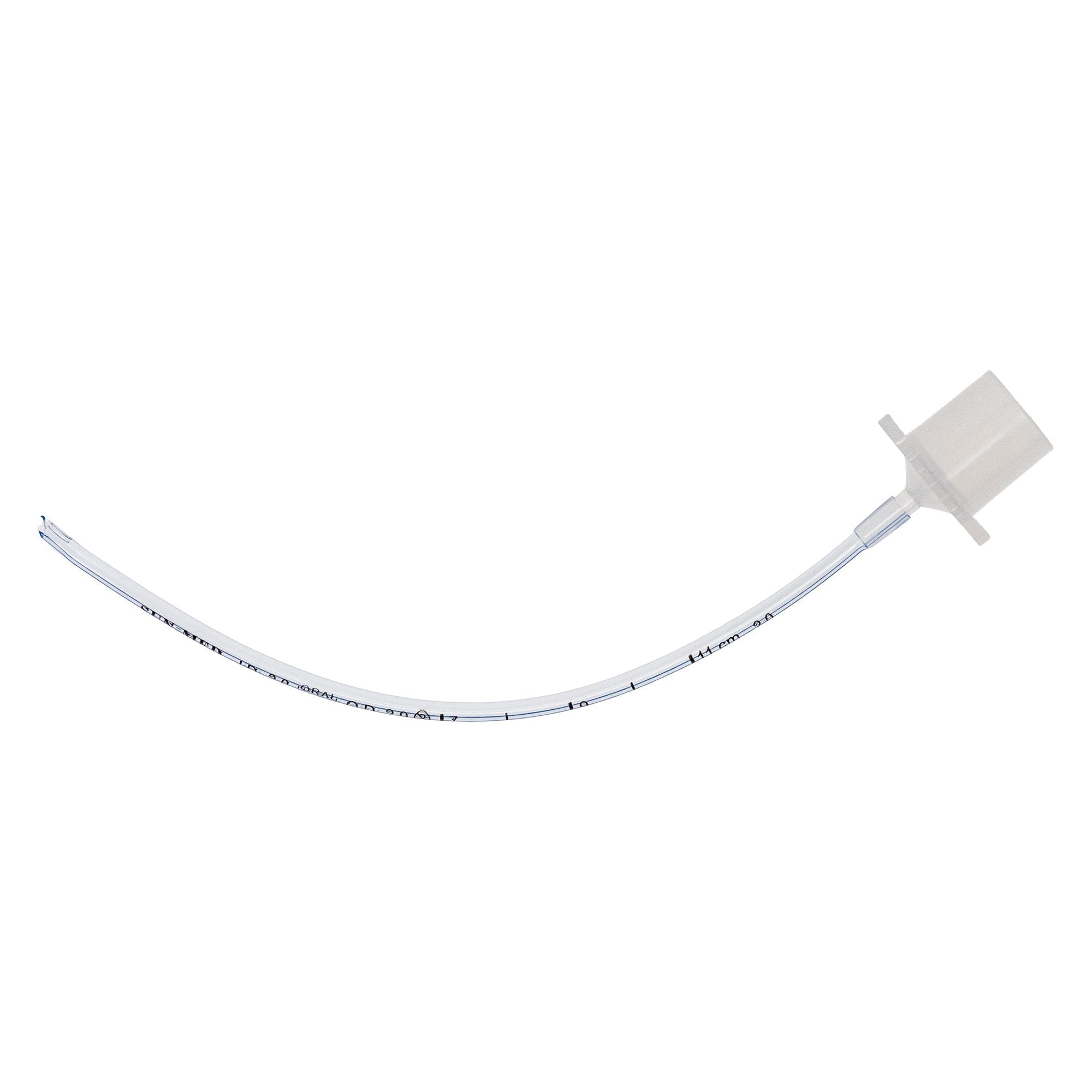 Uncuffed Endotracheal Tube SunMed 225 mm Length Curved 4.5 mm ID Pediatric Murphy Eye 