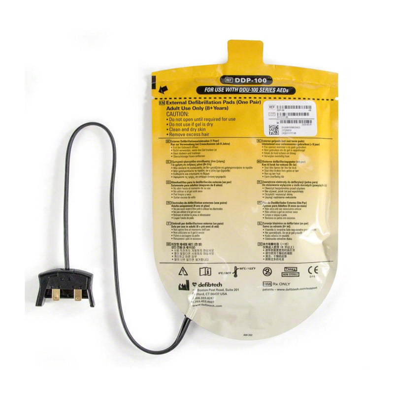 Worldpoint ECC Lifeline Adult Defibrillation Electrode Pads 