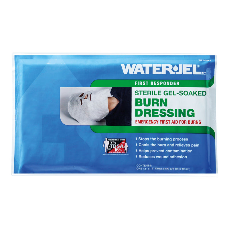 Water-Jel First Responder Hydrogel Burn Dressing, 12 x 16 Inch (Case of 20)