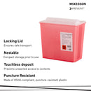 McKesson Prevent Sharps Container, 2 Gallon, 9-1/4 x 10 x 6 Inch (Case of 20)