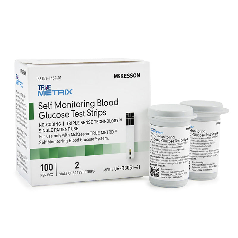 McKesson TRUE METRIX Blood Glucose Test Strips (Case of 1200)