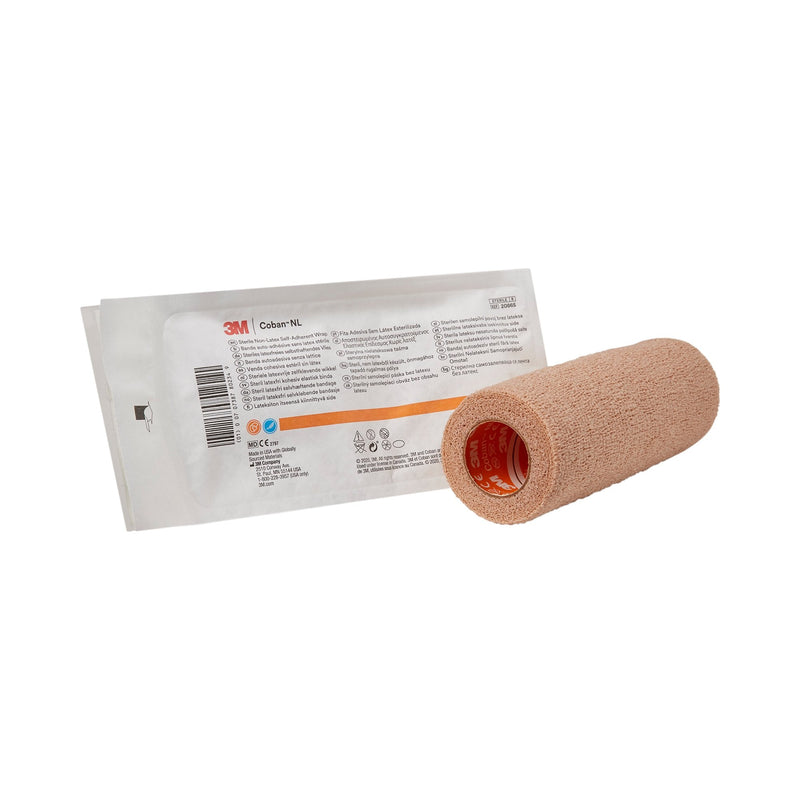 Solventum Corporation 3M Coban LF Self-adherent Closure Cohesive Bandage, 6 Inch x 5 Yard (12/CS) 