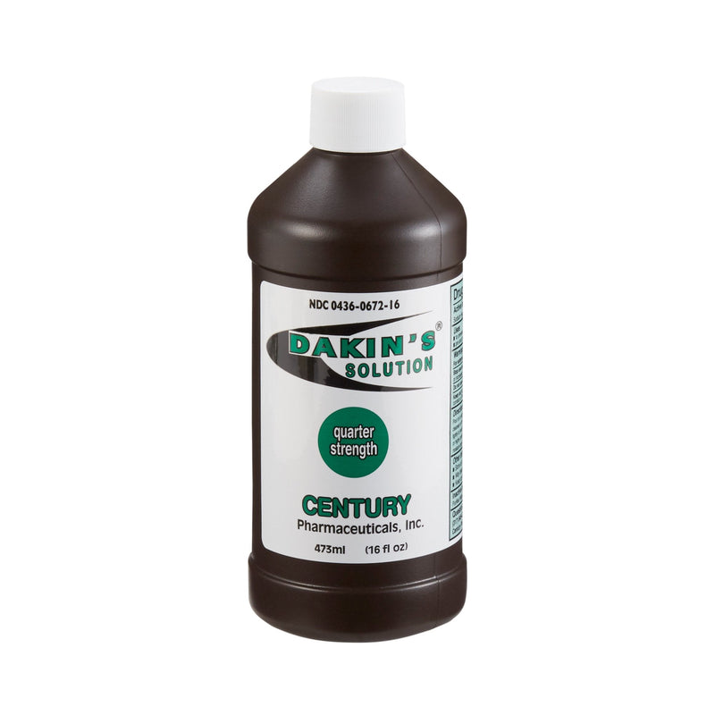 Wound Cleanser Dakin's Solution Quarter Strength 16 oz. Twist Cap Bottle NonSterile Antimicrobial 