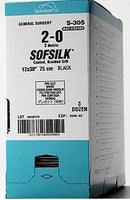 SUTURE SILK COATD BRD BLK 6-0SE140-8/SE140-8 18 1DZ/BX