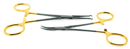 BR Surgical No Scalpel Vasectomy Set: (1) piercing forcep, (1) round forcep 