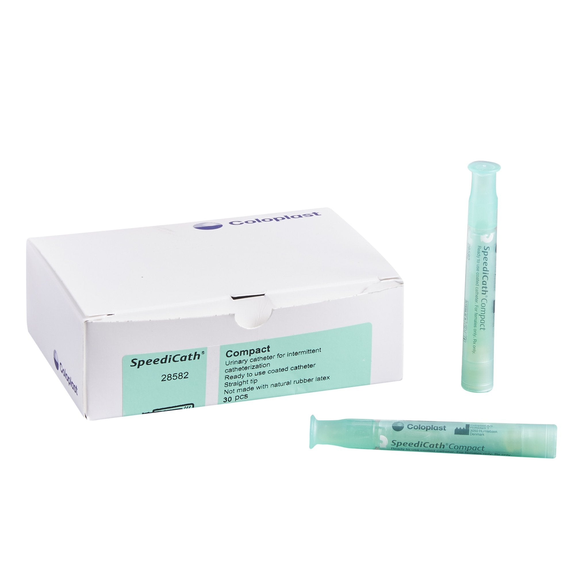 Urethral Catheter SpeediCath Compact Nelaton Tip Hydrophilic Coated Polyurethane 12 Fr. 2-3/4 Inch Length 