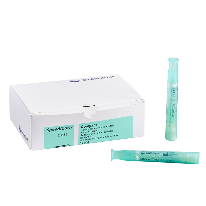Urethral Catheter SpeediCath Compact Nelaton Tip Hydrophilic Coated Polyurethane 12 Fr. 2-3/4 Inch Length 