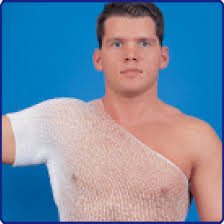 Elastic Net Retainer Dressing Stretch Net Tubular White Elastic Size 6 10 Yard Length Abdomen / Thigh / Shoulder NonSterile