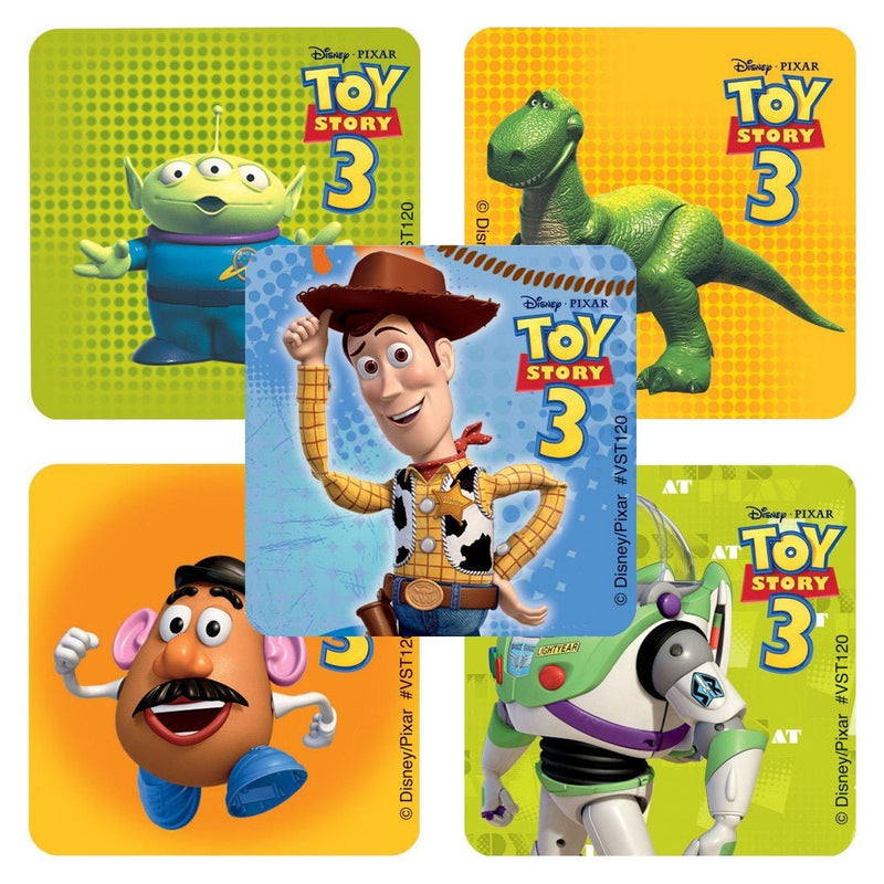 Sticker Value Stickers 250 per Pack Toy Story 1-5/8 X 1-5/8 Inch