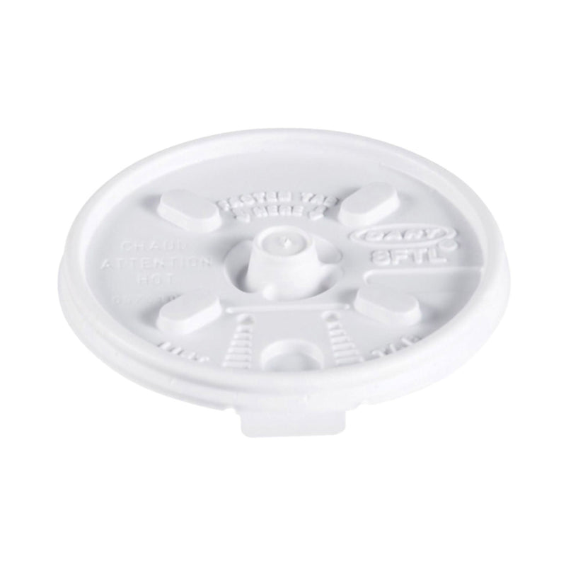 Drinking Cup Lid Dart For 8J8, 8KY8, 10FJ8, 8X8, 3.5B White Plastic Disposable (Case of 1000)