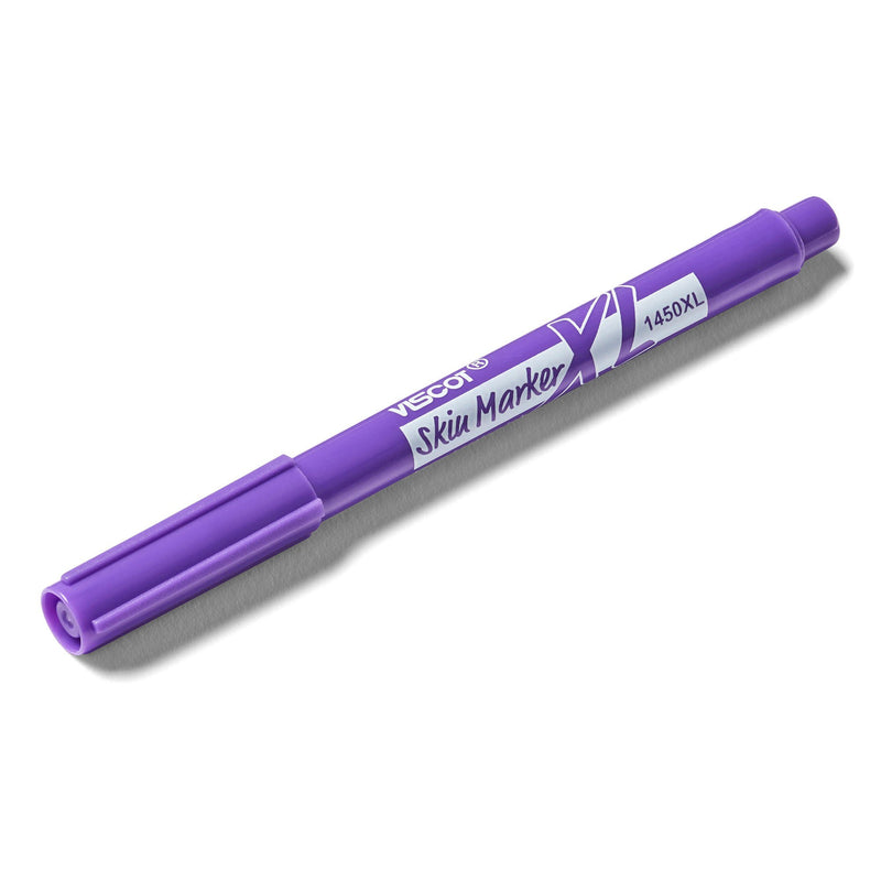 Skin Marker Viscot XL Prep-Resistant Gentian Violet Ink NonSterile Mini Regular Tip (Case of 1000)