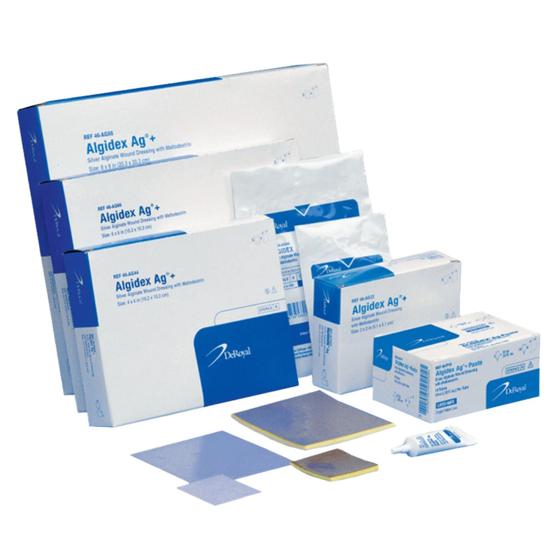 Silver Wound Packing Strip Algidex Ag 1/4 Inch X 5 Yard Sterile (Case of 12)