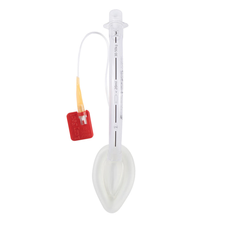 Curved Laryngeal Mask LarySeal Clear Size 3 20 mL Cuff PVC Single Patient Use Sterile (Box)