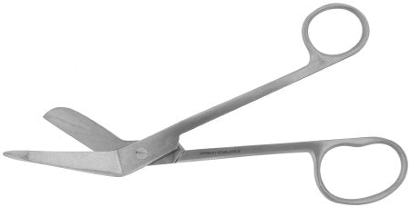 BR Surgical LISTER Bandage Scissors, one large ring, 8" 
