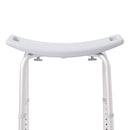 McKesson Brand McKesson Aluminum Bath Bench Without Backrest, 15.5 – 19.5 Inch, Gray 