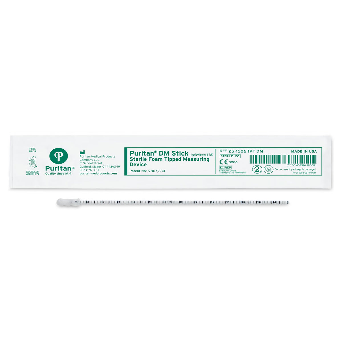 Puritan Wound Measuring Device, 6-inch Length (Case of 200)
