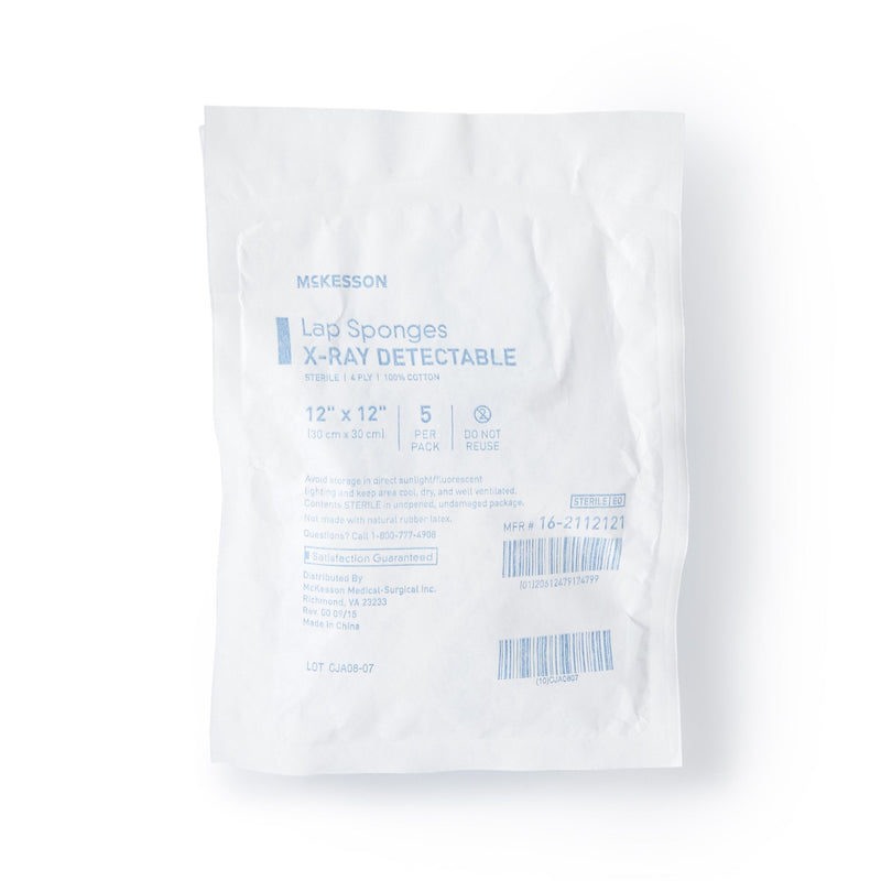 McKesson Brand McKesson Laparotomy Sponge, 12 x 12 Inch (40/CS)
