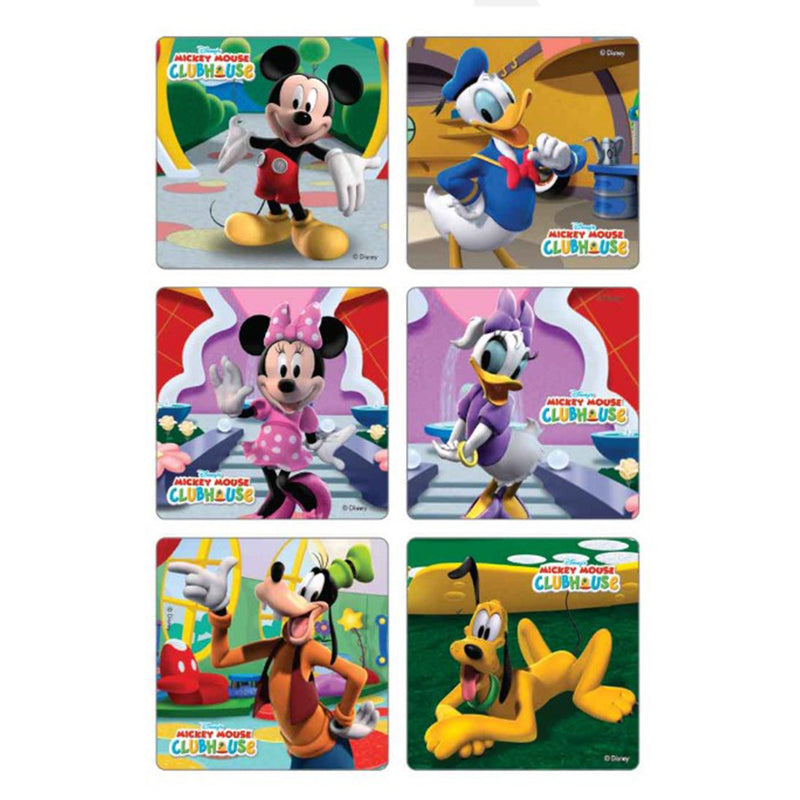 Sticker Disney 75 per Pack Mickey Mouse Clubhouse 2-1/2 X 2-1/2 Inch (Pack of 90)