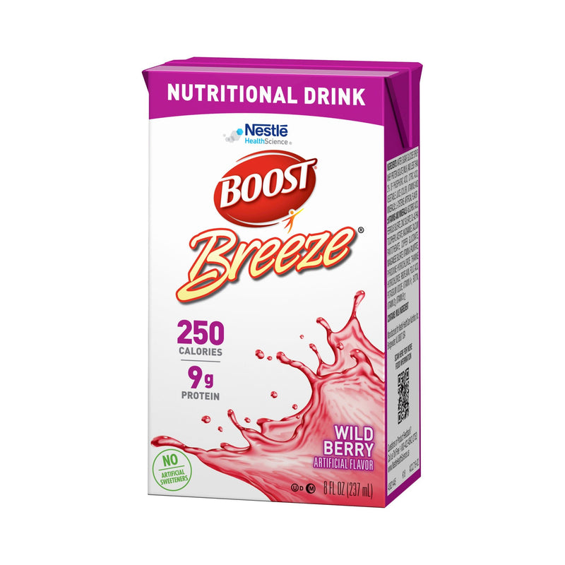 Boost Breeze Wild Berry Nutritional Drink, 8-ounce Carton (Case of 24)