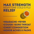 NyQuil Severe Cold & Flu Liquid Honey Flavor (Each)