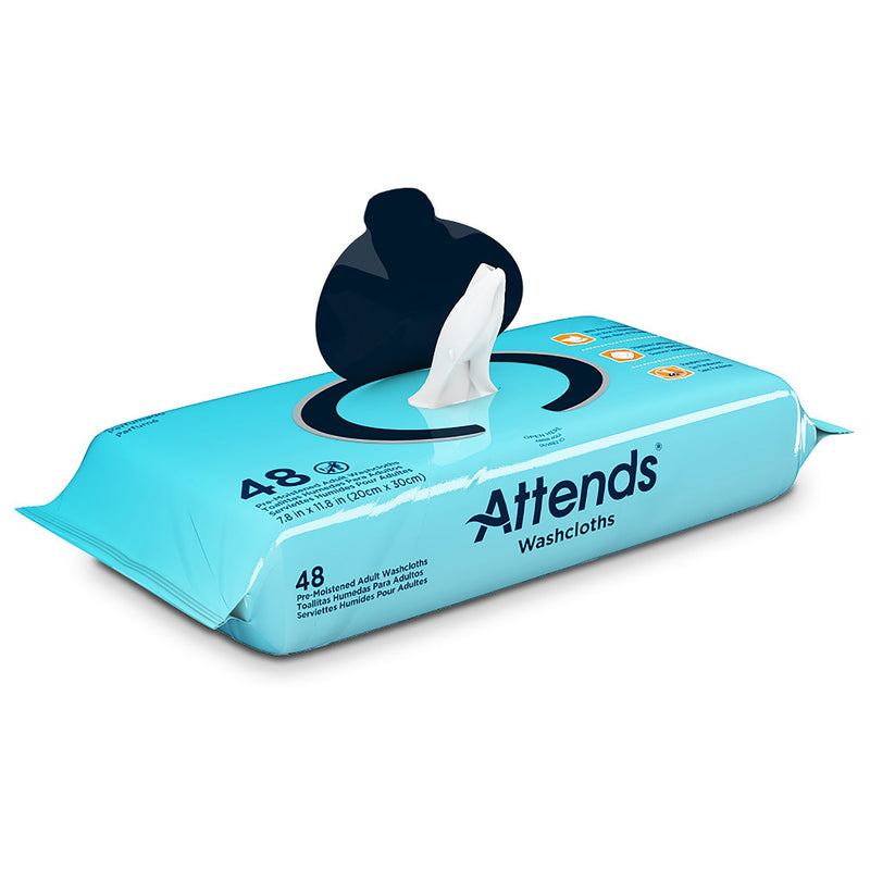 Attends Scented Personal Cleansing Wipes with Aloe and Vitamin E (Case of 12)
