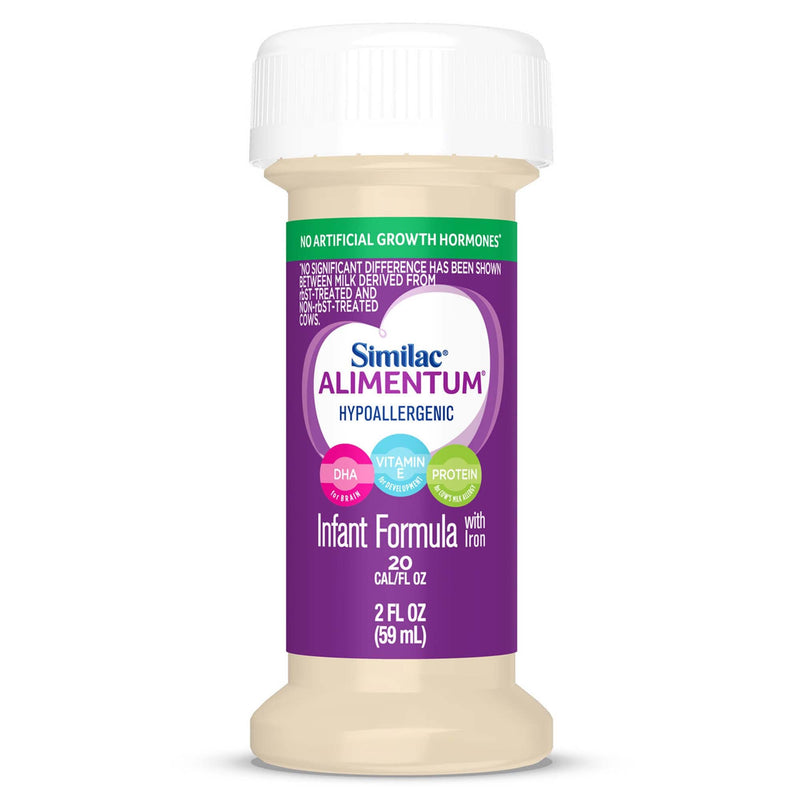 Similac Expert Care Alimentum Infant Formula, 2-ounce bottle (Case of 48)