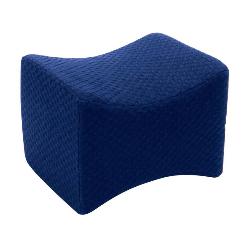Compass Health Brands Carex Knee Pillow , Memory Foam, 10.5 x 7.75 x 8 Inch, Dark Blue (4/CS)