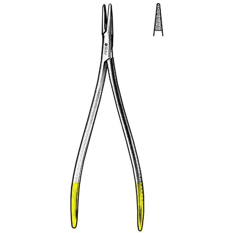 Sklar TC Toennis Needle Holder - 7", Serrated - 21-8066 