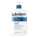 J & J Sales Lubriderm Daily Moisture Lotion Unscented, 16-ounce Pump Bottle 