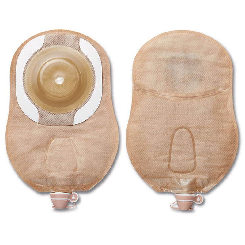 CeraPlus Soft Convex 1-Piece Beige Urostomy Pouch, Pre-cut to Fit 22 mm Stomas (Box of 5)
