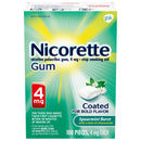 Nicorette Stop Smoking Aid Gum 4 mg Spearmint Burst with a Hint of Chamomile (Carton of 100)