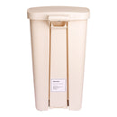 McKesson Waste Can with Step-On Pedal, Beige, 15.16 x 14.76 x 26.57 Inch (Case)