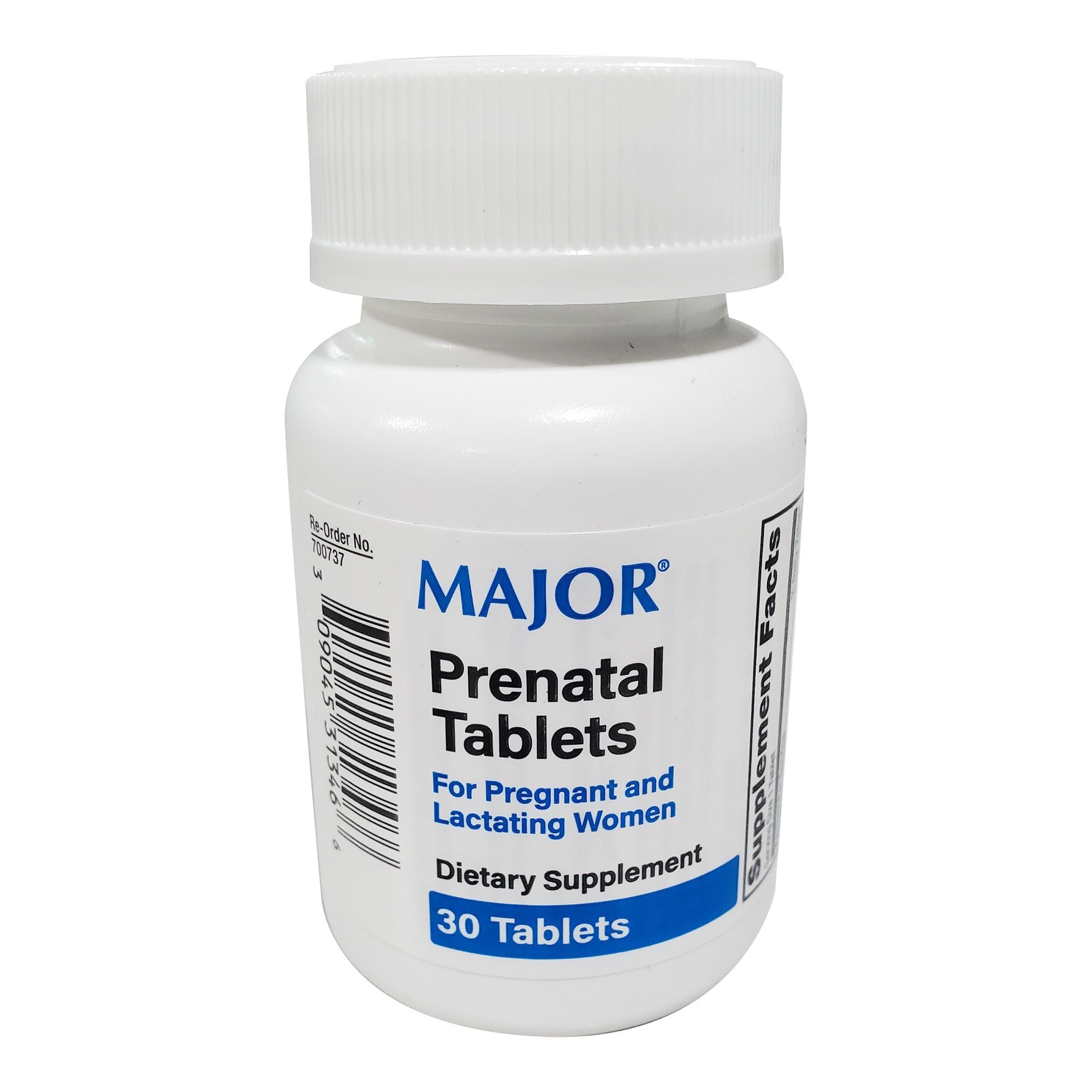 Major Prenatal Multivitamin / Multi-mineral Supplement (Bottle of 30) 