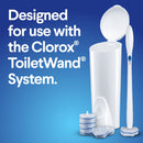 The Clorox Company Toilet Bowl Cleaner Disinfecting Refill Pads Clorox Blue / White, 3 Inch, Sponge Head (6/CT) 
