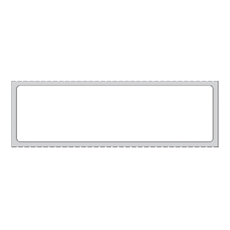 PDC Blank Thermal Label, 3-1/2 x 1 Inch (Case of 10400)