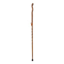 Mabis Healthcare Brazos Twisted Oak Ergonomic Fitness Handcrafted Walking Stick, 55-Inch 