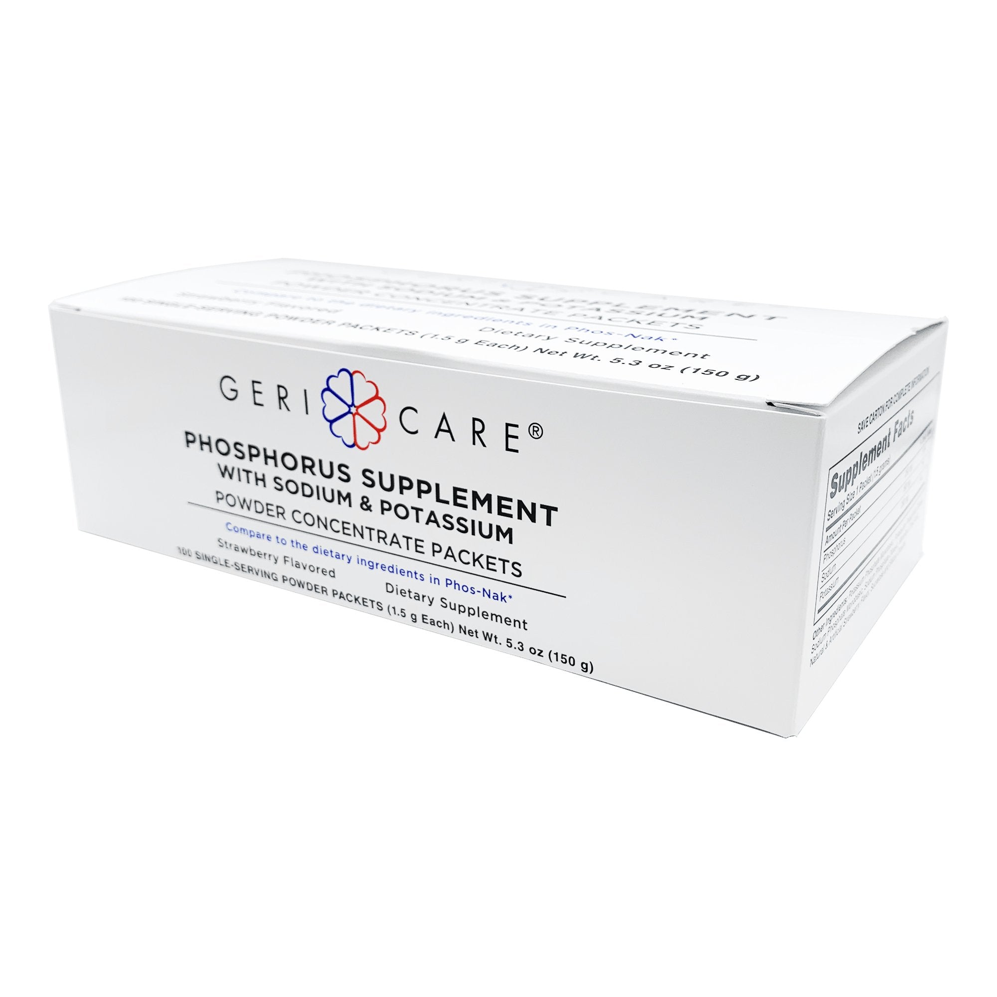 Geri-Care Geri-Care Phosphorus Supplement Powder with Electrolytes, Strawberry Flavor (2400/CS) 