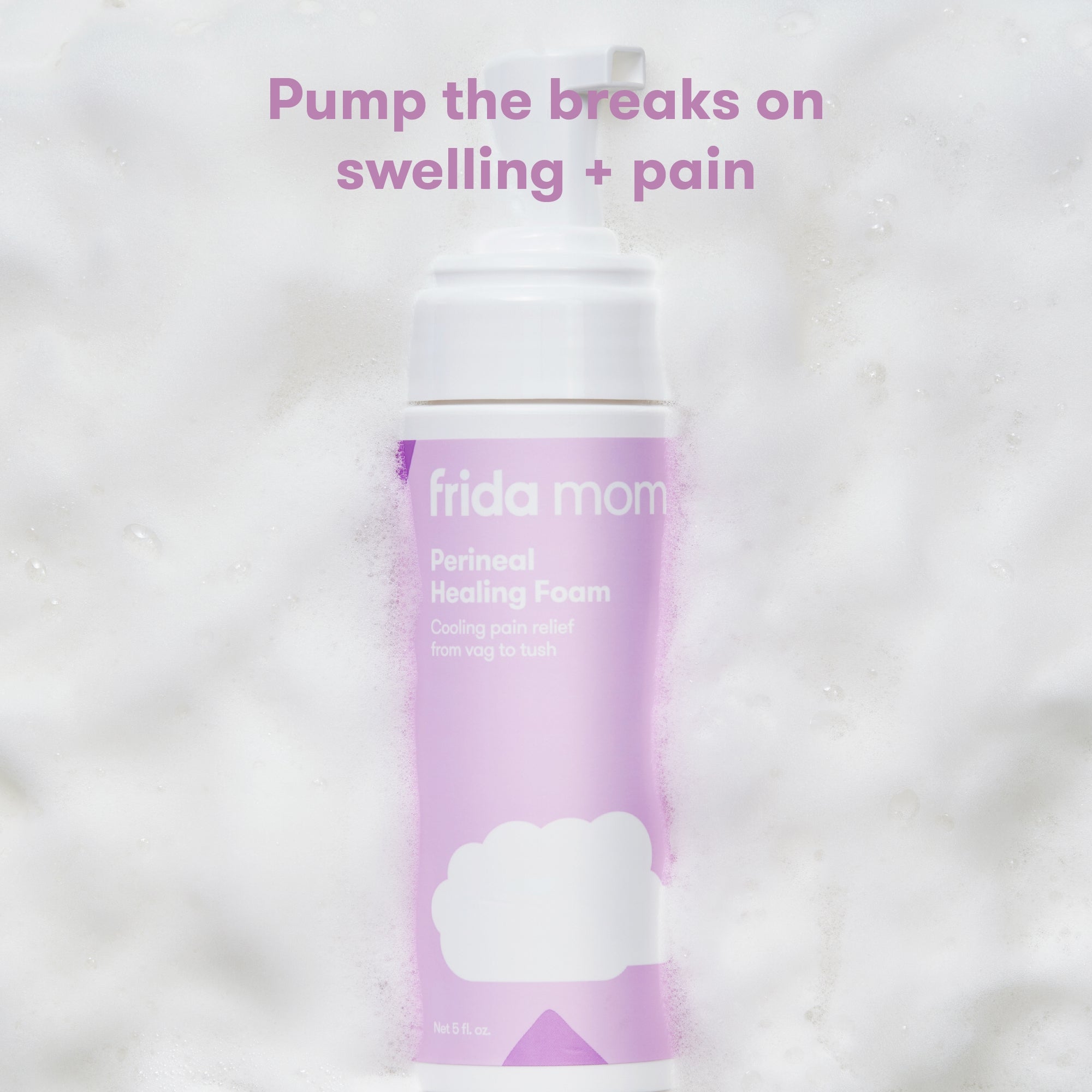 Fridababy LLC Frida Mom Perineal Healing Foam, Cooling Pain Relief from Vag to Tush, 5 ounces (24/CS) 