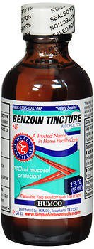 Antiseptic Benzoin Tincture Humco Topical Liquid 2 oz. Bottle (Each)