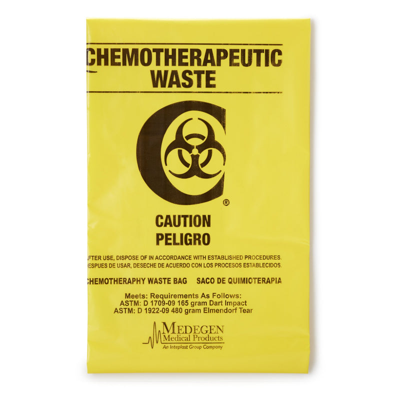 McKesson Chemotherapy Waste Bag, 30 – 33 Gallon Capacity, 31 x 41 Inch (Case of 100)