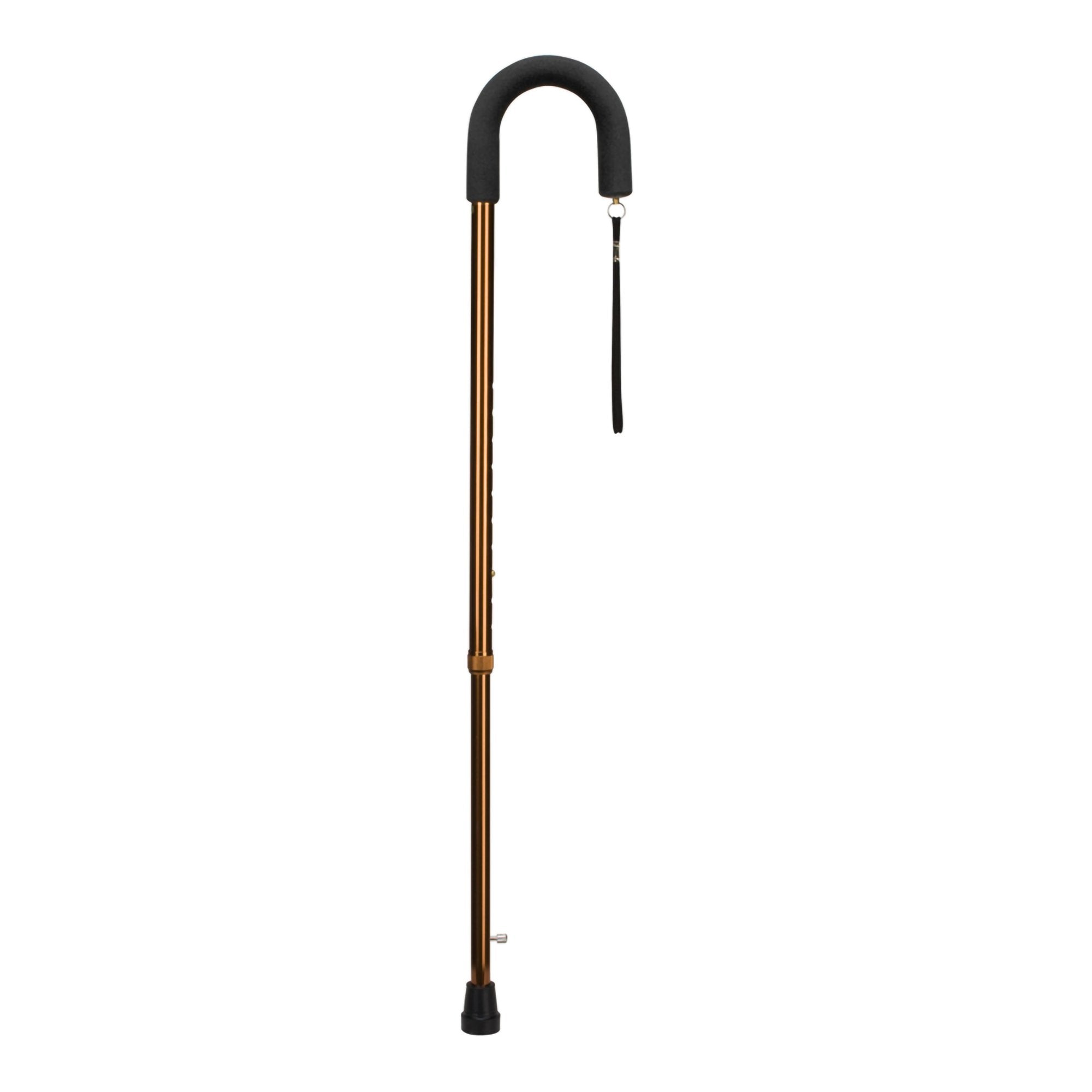 Mabis Healthcare DMI Lightweight Adjustable Cane with Retractable Ice Tip 