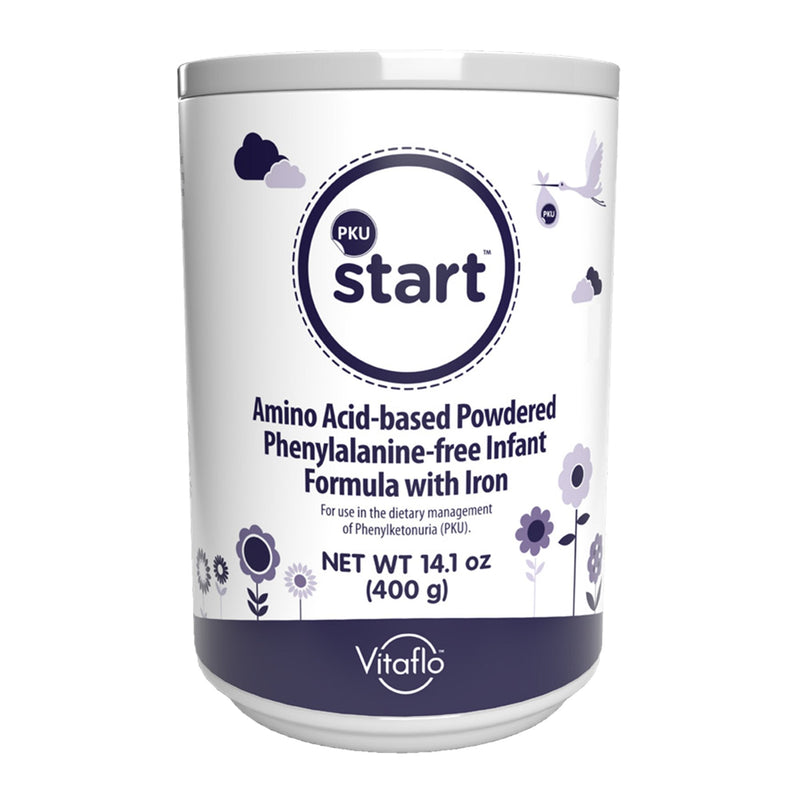 Vitaflo USA LLC Infant Formula PKU start Unflavored 400 Gram Can Powder Amino Acid PKU (4/CS) 