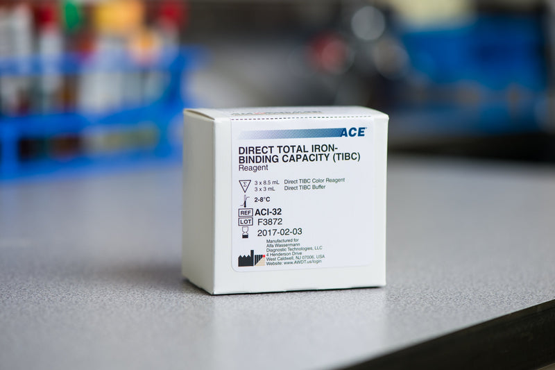 Alfa Wassermann Ace Reagent Kit for Ace and Ace Alera Analyzers, TIBC test 